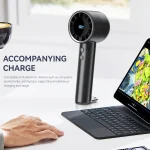 Handheld Small Fan Refrigeration Air Conditioner Portable Silent High-speed Led Display High Wind Power Usb Charging Fan 3
