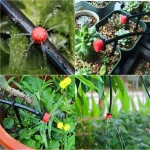 50-800pcs Adjustable Irrigation Drippers Sprinklers 1/4'' Emitter Dripper Micro Drip Irrigation Sprinklers for Watering System 4