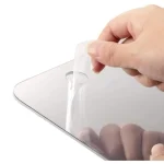 Bathroom Anti Fog Mirror Fogless Acrylic Shower Mirror with Wall Hook Portable Vanity Mirror for Men Shaving Women Makeup Travel 4