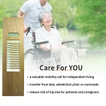 Wooden Sliding Transfer Board With Ball Bearings For Elderly Protection Disabled Mobility Assistance Board For Moving From Wheel 2