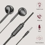 3.5mm Wired Headphones In Ear Headset Wired Earphones with Microphone Stereo Earbuds Sports for Samsung Huawei Xiaomi Phones MP3 3