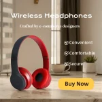 Foldable Bluetooth Headphones Wireless Overhead Earphones with Microphone Volume Control for iPhone And Android Game Headset 2