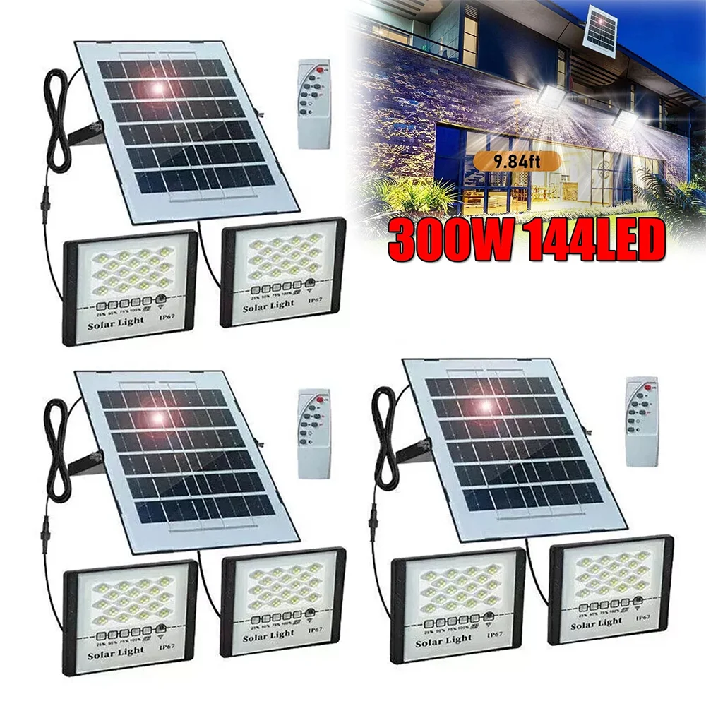 300W LED Solar Street Lights Outdoor Flood Lamps Waterproof Spotlight Emergency Lighting Dusk To Dawn Wall Light For Yard Garden 300W LED Solar Street Lights Outdoor Flood Lamps Waterproof Spotlight Emergency Lighting Dusk To Dawn Wall Light For Yard Garden