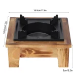 Portable BBQ Grill Korean Japanese Barbecue Alcohol Oven Stove Household Furnace Kitchenware Cooking Utensil for Outdoor Picnic 2