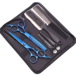 Hair Scissors JP Stainless Hairdressing Scissors 6" Haircut Set Thinning Shears Barber Shop Haircut Scissors Razor Combs C1001 6