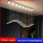 Modern Pendant Ceiling Lamps Suspension Lighting Living Room Pendant Lamp for Kitchen Over the Table Crystal Chandelier Pendants