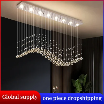 Modern Pendant Ceiling Lamps Suspension Lighting Living Room Pendant Lamp for Kitchen Over the Table Crystal Chandelier Pendants