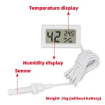 1 set Beekeeping Beehive LCD Digital Display Hygrothermograph Electronic Embedded Temperature & Humidity Meter Gauge Instruments 3
