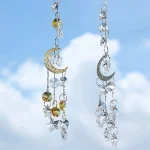Suncatcher Crystal Wind Chimes Suncatcher Crystal Hanging Pendant Wind Chimes Garden Decorations Window Drop Bell Room Decor 4