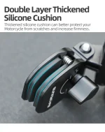 Motorcycle Windshield Mount Clamp Aluminum Clip For GoPro 13 12 Insta360 Go Ultra For DJI Osmo Nano/360/Action 6 5 Pro Pocket 3 5