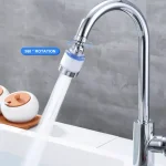 Faucet Filter Elements Water Purifier Filter emove Chlorine Heavy Metal Faucet Adapter PP Cotton Filtration for Kitchen Bathroom 3