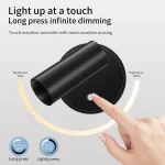 Rechargeable LED Wall Lamp Touch Night Lights Wireless Magnetic Spotlight 360° Rotation For Bedroom Bedside Reading Lighting 2