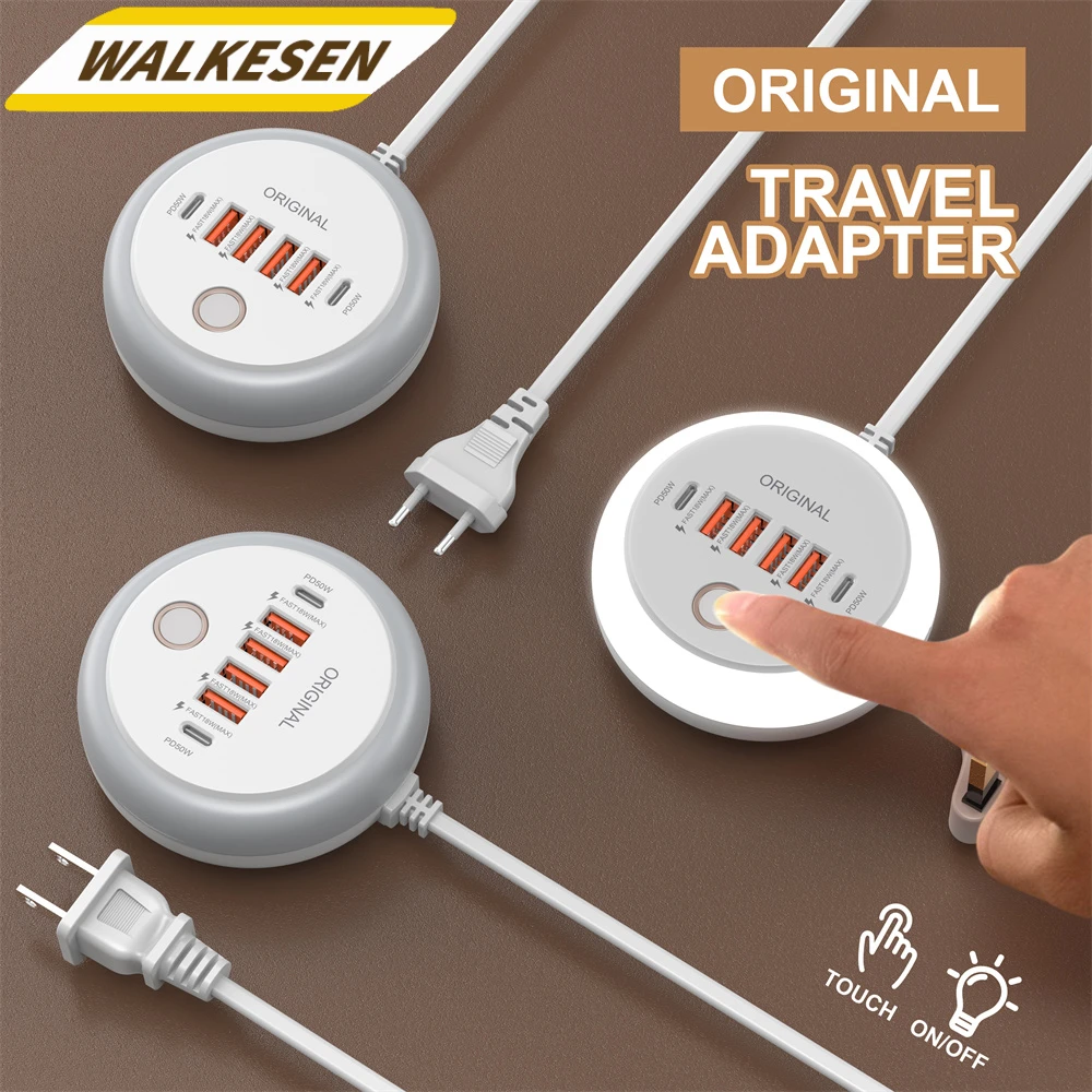 50W USB Charger Multi Ports Power Strip Socket Fast Charging Travel Charger For iPhone Samsung Xiaomi Quick Charge Phone Adapter 50W USB Charger Multi Ports Power Strip Socket Fast Charging Travel Charger For iPhone Samsung Xiaomi Quick Charge Phone Adapter