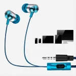 3.5mm Wired In-Ear Earphones Noise Cancellation HiFi Stereo Sports Gaming Music Headphones With Mic Headset For Phone MP3 MP4 3