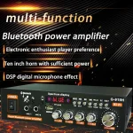 G-919H 1000W Home Power Amplifiers Audio Bluetooth Amplificador Subwoofer Speakers Theater Audio Sound System 220V/110V FM 2