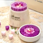 55 Compartment Heart Silicone Candle Mold Valentine's Day Candles Making Kit DIY Love Cake Chocolate Baking Mould Party Gifts 3
