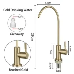 304 Stainless Steel Kitchen Water Purifier, Single Cooling Rotatable Water Purifier, Direct Drinking Water Faucet 6