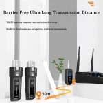 UHF Microphone Converte XLR Transmitter and Receiver Wireless System Signal Adapter For Dynamic Mic Guitar Audio Mixer PA System 5
