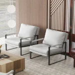 Nordic lazy sofa light luxury sales single wrought iron leisure chair balcony negotiation bedroom living room minimalist sofa 4
