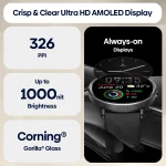 Zeblaze GTR 3 Pro AMOLED Display Make/Answer Phone Calls Smart Watch 316L Stainless Steel  Fitness Smartwatch For Men Women 3