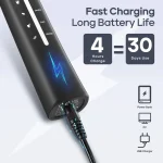 Seago Fast Rechargeable Electric Toothbrush  Smart Automatic with 8 Replacement Brush Heads Adult Waterproof 5 Modes SG-958 3