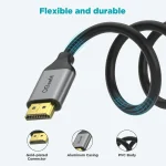 QGeeM 8K HDMI Cable HDMI 2.1 Wire for Xiaomi Xbox Serries X PS5 PS4 Chromebook Laptops 120Hz HDMI Splitter Digital Cable Cord 4K 4