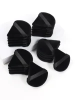 Black Triangle Powder Puff Facial Makeup Sponge Soft Velvet Cosmetics Puff Mixer Beauty Foundation Make-Up Sponge Makeup Access 4