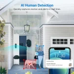 Smart Wireless Video Doorbell Camera with AI Detection, Night Vision, Cloud Storage, Battery Powered for Indoor Outdoor Use 5