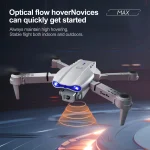 New E88 E99 Drone Remote Control with Screen Dual Camera Optical Flow Localization 2.4G RC Quadcopter One-button Take-off Drones 5