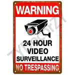 Warning Retro Tin Sign for Home Room Wall Decor Art Metal Sign Vintage Bars Garage Cafe Club Man Cave Pubs Mural Plate Poster 2