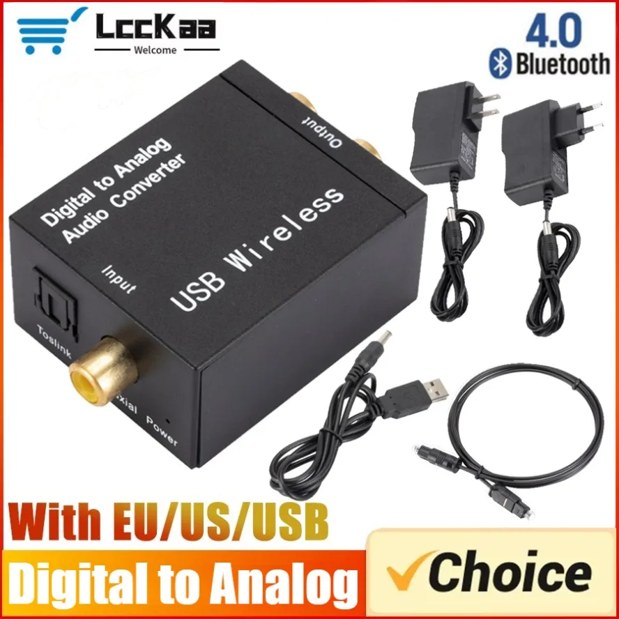 DAC Digital To Analog Audio Converter Jack 3.5mm Optical Fiber Toslink Coaxial Signal To RCA R/L Audio Decoder DAC Amplifier DAC Digital To Analog Audio Converter Jack 3.5mm Optical Fiber Toslink Coaxial Signal To RCA R/L Audio Decoder DAC Amplifier