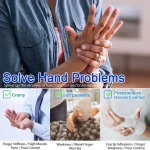 Intelligent Massage Gloves Robot Rehabilitation Gloves for Stroke Hemiplegia Hand Function Recovery Finger Trainer Hand Exercise 4