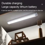 LED Motion Sensor Light Wireless LED Night Light Type C Rechargeable Light Cabinet Wardrobe Lamp Staircase Backlight For Kitchen 2