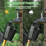 AVATTO Tuya WIFI Smart Garden Watering Timer with Large LCD Display for Home & Outdoor Irrigation,Automatic Garden Watering Tool 3