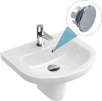 4pcs Basin Sink Round Tidy Trim Chrome Overflow Cover Rings Hole Hollow Ring Replacement Ceramic Pots for Home Bathroom Kitchen 2