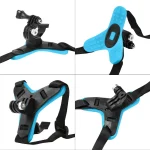 Motorcycle Helmet Chin Strap Mount for GoPro Hero 13 12 11 10 9 8 DJI Osmo Insta360 SJCAM SJ4000 AKASO Action Camera Accessories 3