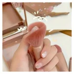 5pcs Mini Travel Size Makeup Brushes Set Complete Function Cosmetic Brushes Kit with Storage Case And Mirror for On-the-Go 5