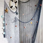 Fishing Net Wall Hangings Ornament Studio Prop Room Home Decoration Mediter Sea Stickers Marine Over The Garden Crafts Nautical 3
