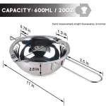 1200ml Candle Wax Melting Pot with 2400ml Stainless Steel Pot for Melting Chocolate Candy Candle Soap Wax Making Kit 3