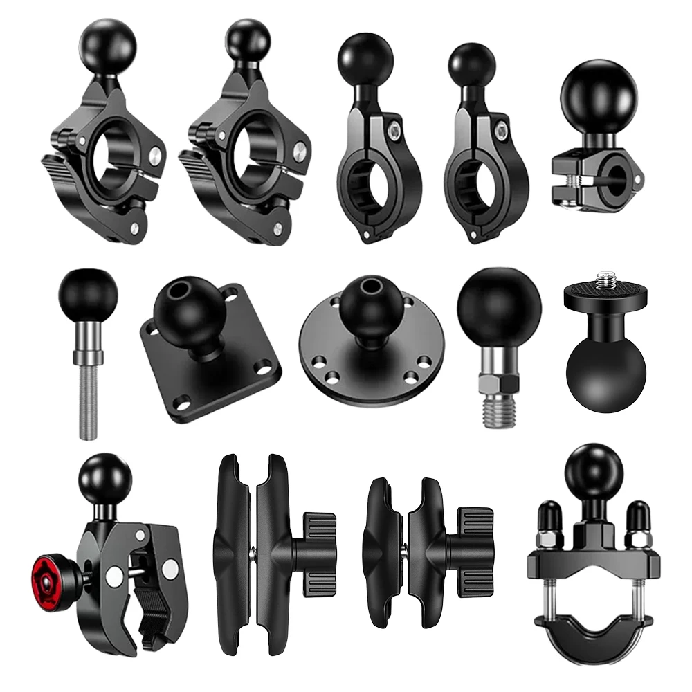 1 inch Ball Head Adapter Mount Base Motorcycle Handlebar Rearview Mirror Bracket for DJI GoPro Insta360 Action Camera Accessory 1 inch Ball Head Adapter Mount Base Motorcycle Handlebar Rearview Mirror Bracket for DJI GoPro Insta360 Action Camera Accessory