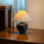 Nordic Retro Ceramic ,Table Lamp Fabric Lampshades, Bedside Table Lamps, Room Decoration, Indoor Lighting, Floor Lamps 4
