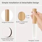 Portable LED Sensor Night Light Usb Power Charging Smart Indoor Wall Lamp for Living Room Stairs Porch 6