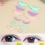 Wholesale 7Pairs Silicone Eyelashes Perming Curler Eyelash Perming Pads  Reusable Lash Lift Shield Pads Eyelash Lifting Tools 3