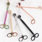 18cm Candle Wick Trimmer Stainless Steel Scissors Trim Wick Cutter Round Head Candles Core Shears Handmade Tools 5