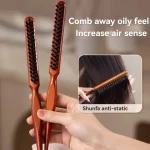 Hair Fluffy Comb  Handle Hair Brush Anti-static Barber Hair Comb Scalp Massage Hairdresser Styling Tool 2