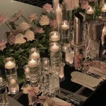 Large capacity Cylinder Wedding Glass Cup Candlestick Straight Tube Glass Vase Dining Table Candle Decoration Art Storage Jar 2