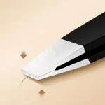 Stainless Steel Black Eyebrow Tweezer with Slant and Flat Point Beauty Tools for Eyelash Tweezer & Ingrown Hair Removal 3