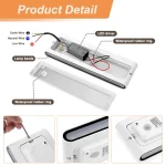20W LED Aluminum IP65 Waterproof Outdoor Wall Light 30cm,Dual-Sided Lighting for Porch/Garden/Garage 110V 2220V 5