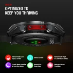 NEW Zeblaze Stratos 4 GPS Smart Watch 1.43 AMOLED Display Built-in Compass Barometric Altimeter Flashlight Voice Call Smartwatch 4