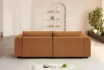 91.5"Mid-Century Modern Boucle Sofas for Living Room,Comfy Sherpa Cloud Couch,Oversized Loveseat Couches for Bedroom-Customized 4